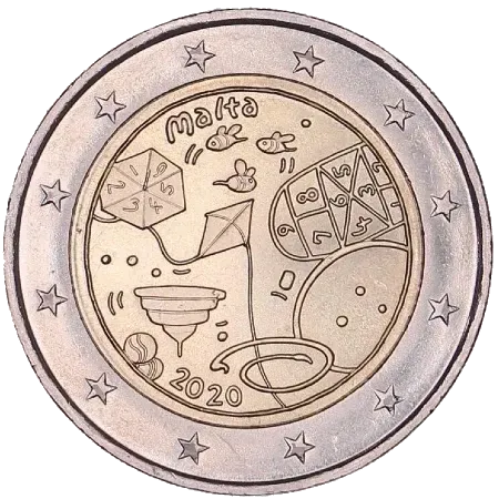 UNC 2 euro Malta 2020 - Juegos Infantiles
