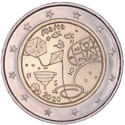 UNC 2 euro Malta 2020 - Juegos Infantiles