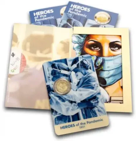 Coincard 2 euro Malta 2021 - Templos de Tarxien Coincard 2 euro Malta 2021 - Templos de Tarxien