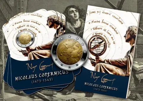 Coincard 2 euro Malta 2023 - Nicolás Copérnico Coincard 2 euro Malta 2023 - Nicolás Copérnico