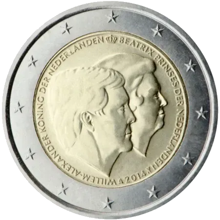 UNC 2 euro Paises Bajos 2014 - Rey Guillermo Alejandro