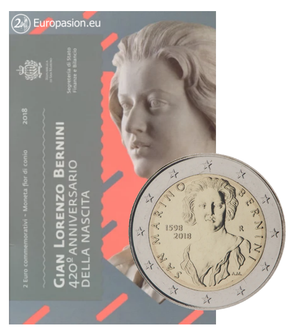 Cartera 2 euro San Marino 2018 - Bernini