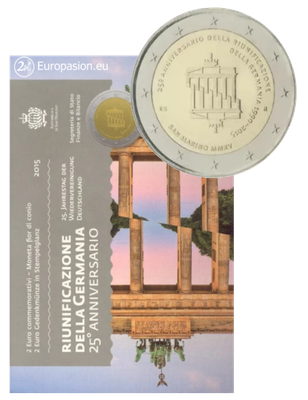 Cartera 2 euro San Marino 2015 - Reunificación Alemana Cartera 2 euro San Marino 2015 - Reunificación Alemana