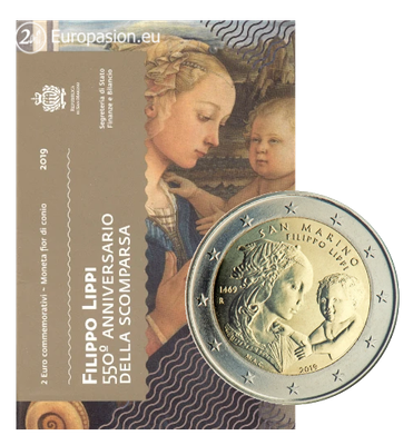 Cartera 2 euro San Marino 2019 - Filippo Lippi