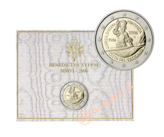 Cartera 2 euro Vaticano 2006 - Guardia Suiza Pontificia Cartera 2 euro Vaticano 2006 - Guardia Suiza Pontificia