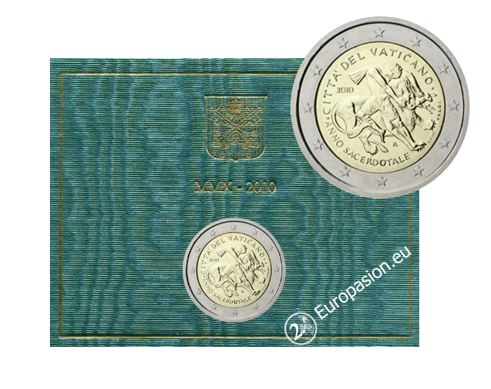 Cartera 2 euro Vaticano 2010 - Año Sacerdotal Cartera 2 euro Vaticano 2010 - Año Sacerdotal