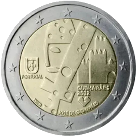 UNC 2 euro Portugal 2012 - Guimarães UNC 2 euro Portugal 2012 - Guimarães
