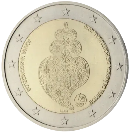 UNC 2 euro Portugal 2016 - Juegos Olímpicos Río UNC 2 euro Portugal 2016 - Juegos Olímpicos Río