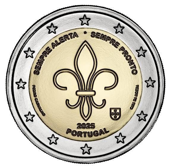 UNC 2 euro Portugal 2025 - Movimiento Scout