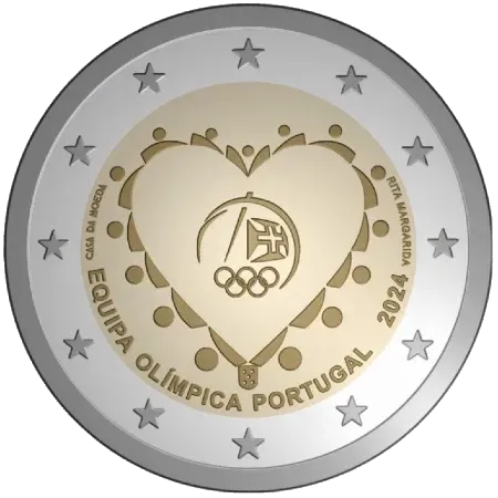UNC 2 euro Portugal 2024 - Juegos Olímpicos UNC 2 euro Portugal 2024 - Juegos Olímpicos