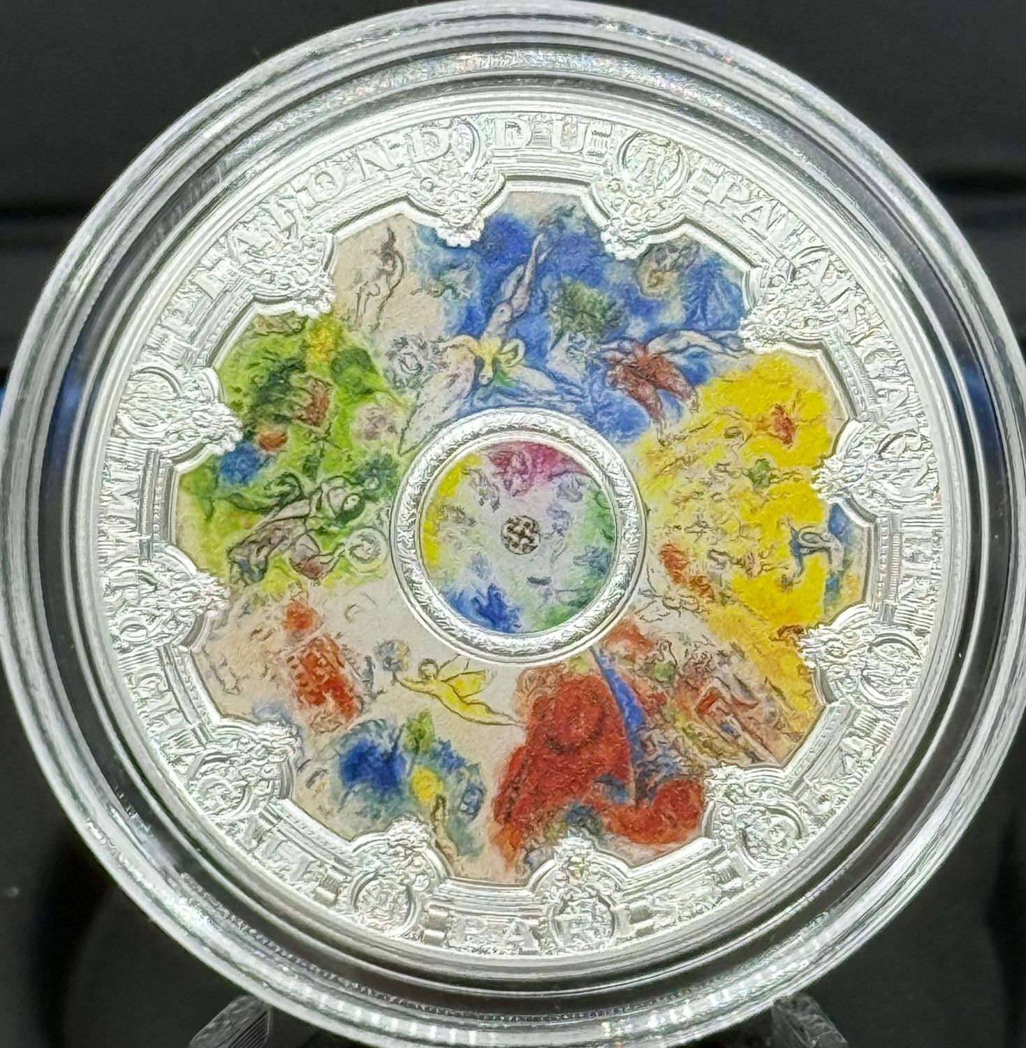 Proof 10 euro Francia 2025 - Techo del palacio Garnier Proof 10 euro Francia 2025 - Techo del palacio Garnier