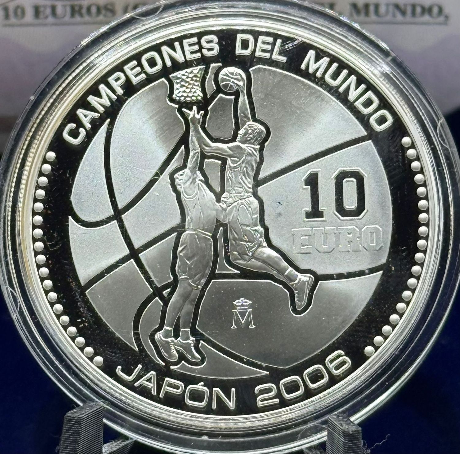 Proof 10 euro España 2006 - Campeones del Mundo Baloncesto Japón Proof 10 euro España 2006 - Campeones del Mundo Baloncesto Japón