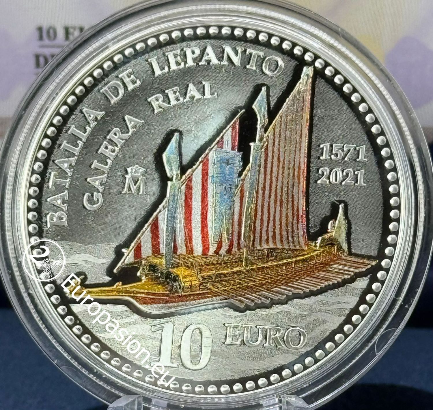Proof 10 euro España 2021 - Batalla Lepanto Proof 10 euro España 2021 - Batalla Lepanto