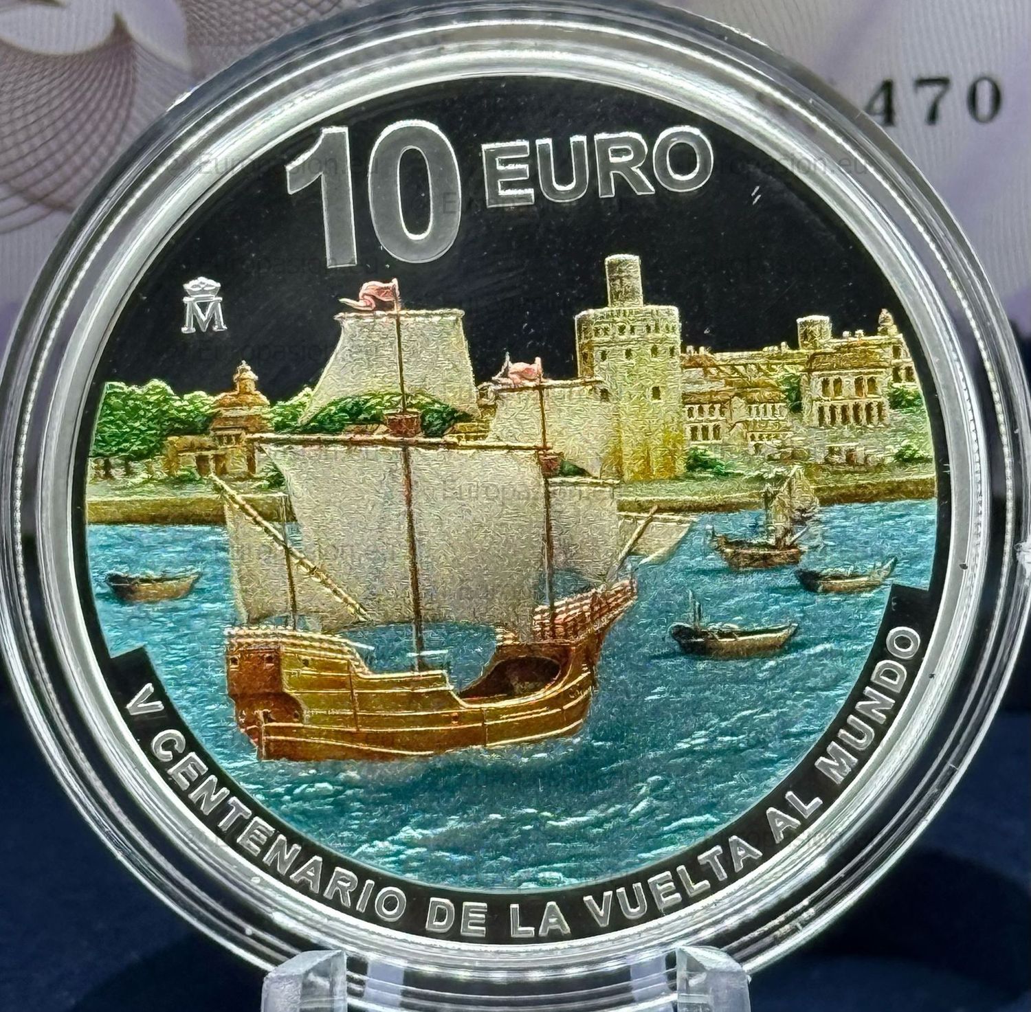Proof 10 euro España 2022 - Vuelta al mundo Proof 10 euro España 2022 - Vuelta al mundo