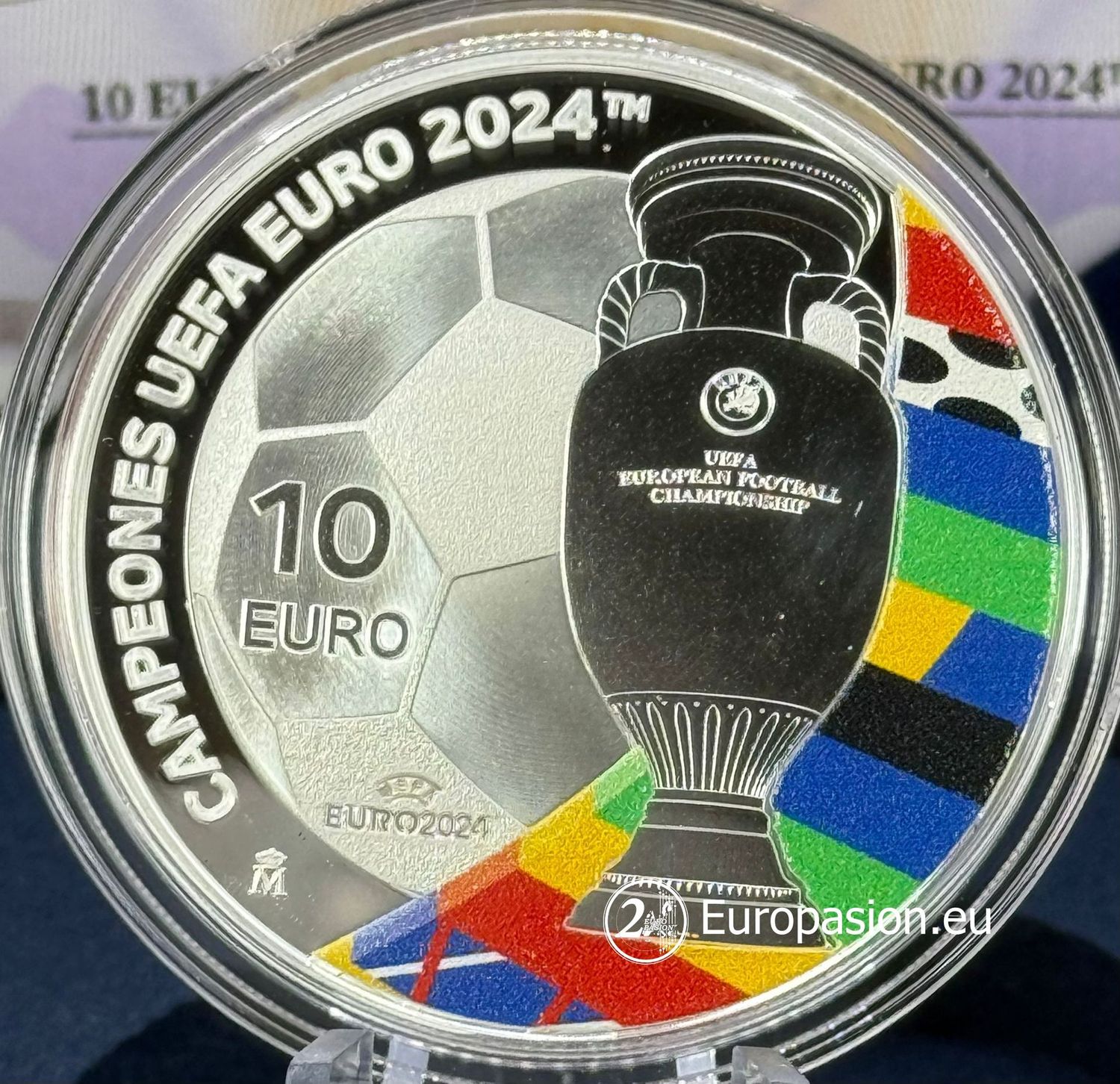 Proof 10 euro España 2024 - Campeones Proof 10 euro España 2024 - Campeones
