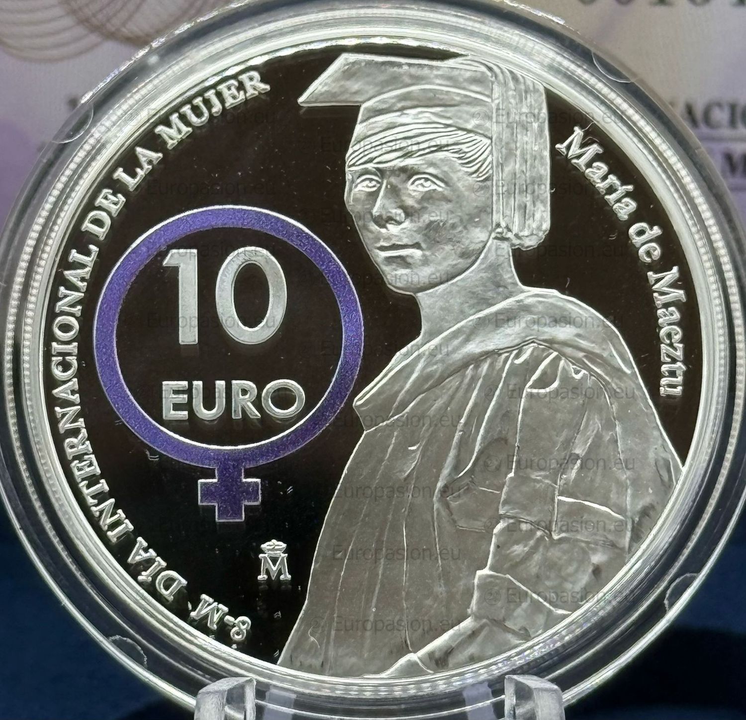 Proof 10 euro España 2023 - Maria de Maeztu Proof 10 euro España 2023 - Maria de Maeztu