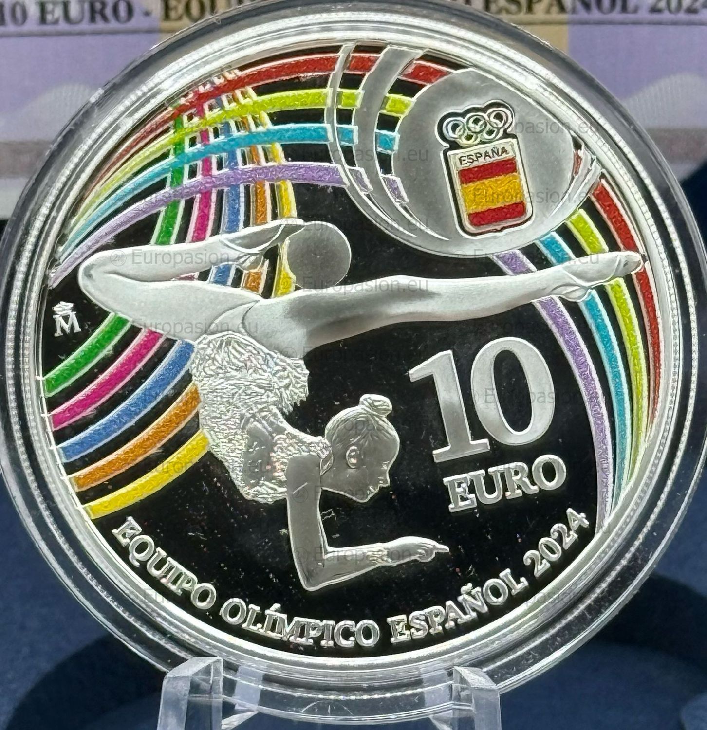 Proof 10 euro España 2024 - Equipo Olimpico Proof 10 euro España 2024 - Equipo Olimpico