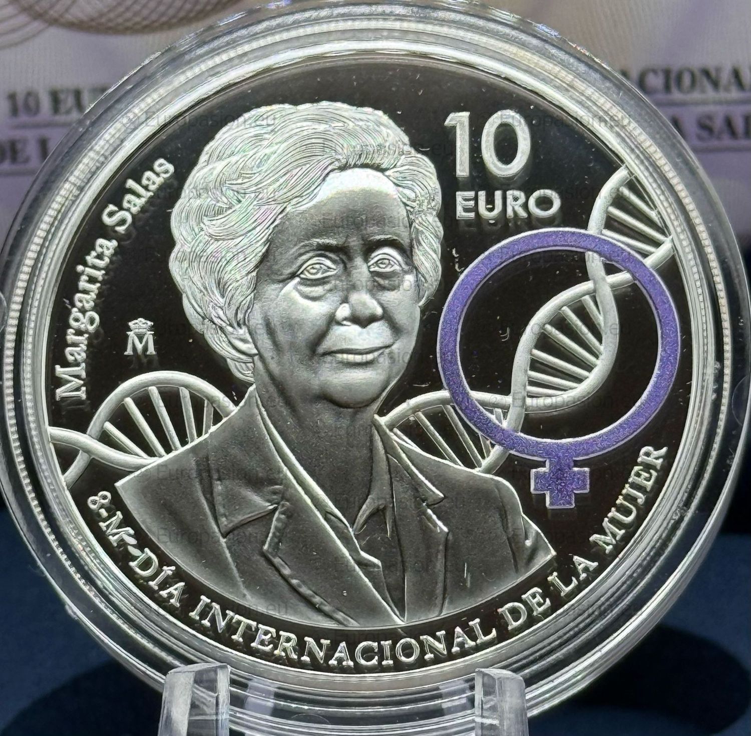 Proof 10 euro España 2024 - Margarita Salas Proof 10 euro España 2024 - Margarita Salas