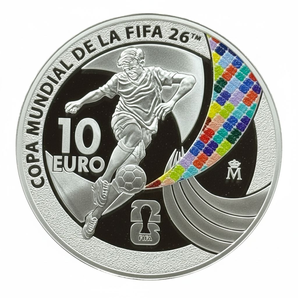 Proof 10 euro España 2025 - Mundial Fifa Proof 10 euro España 2025 - Mundial Fifa