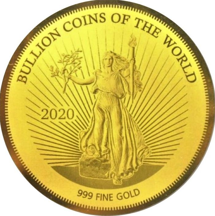 Moneda de oro Republica del Chad (1/500 oz)