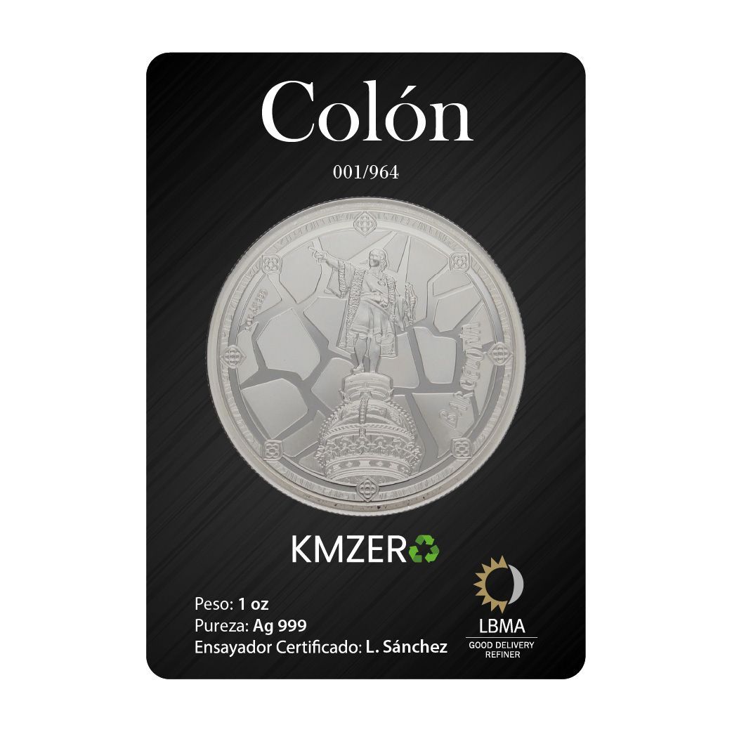 1 onza Republica del Chad - Colón