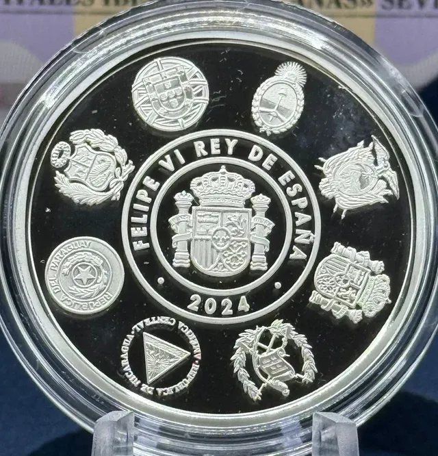 Proof 5 euro España 2024 - Serie Iberoamericana Sevilla