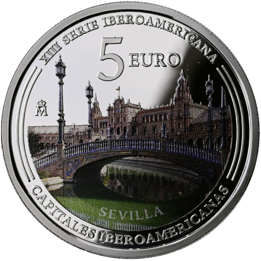 Proof 5 euro España 2024 - Serie Iberoamericana Capitales