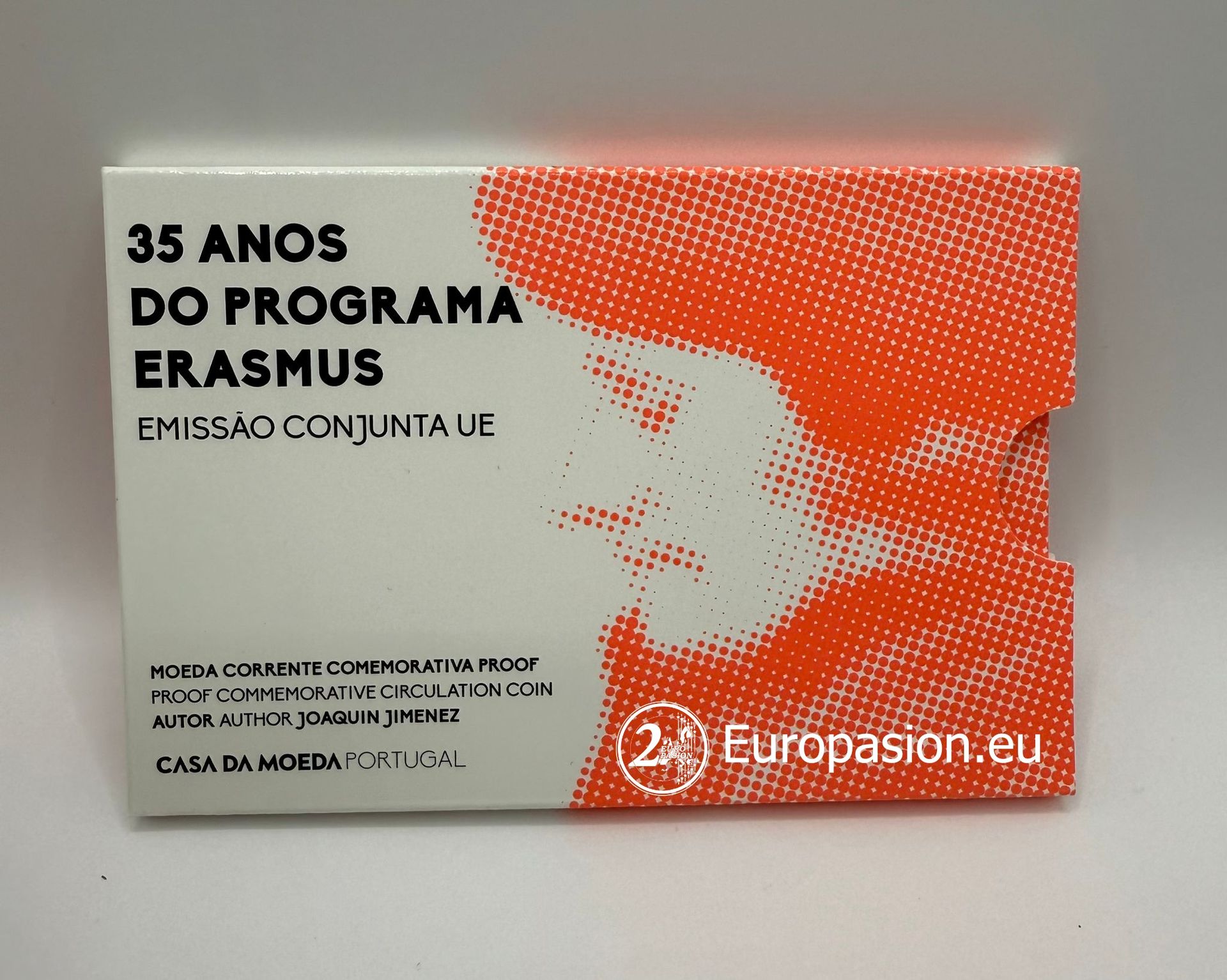 Proof 2 euro Portugal 2022 - Programa Erasmus