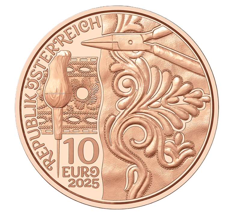 UNC 10 euro Austria 2025 - Vestido de cuero