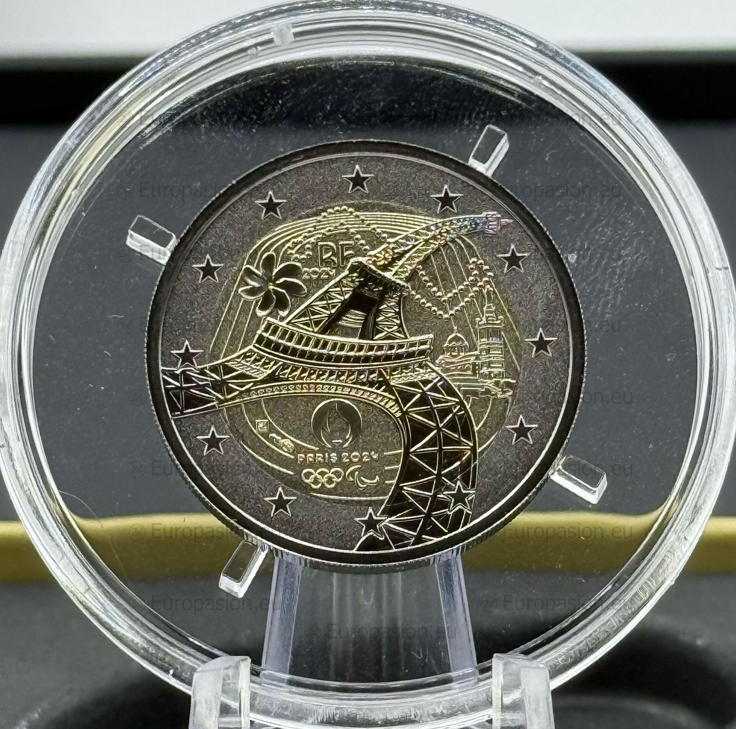 Proof Inverse 2 euro Francia 2024 - Juegos Olímpicos París 2024