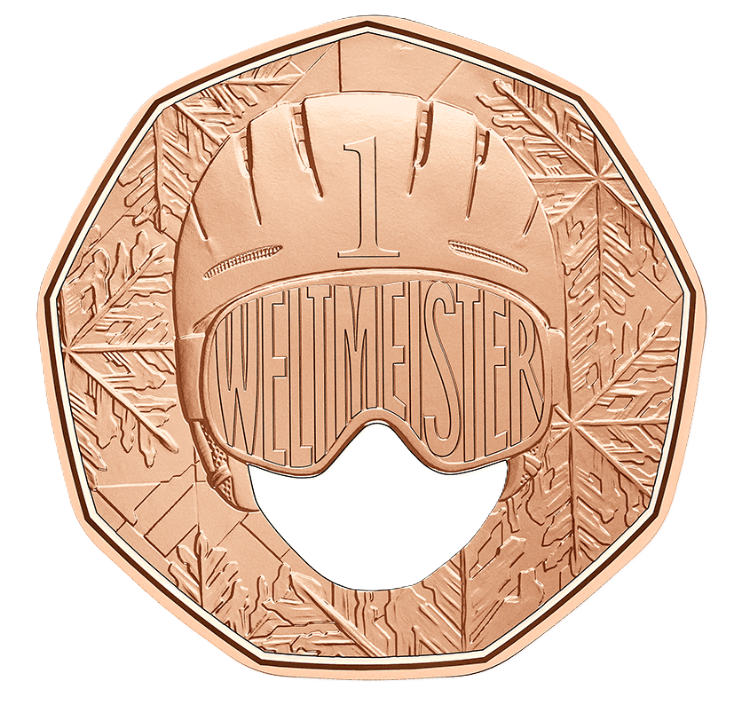 UNC 5 euro Austria 2024 - Campeón del Mundo