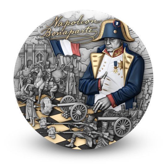 Antique Finish 5 dollar Niue 2025 - Napoleón Bonaparte