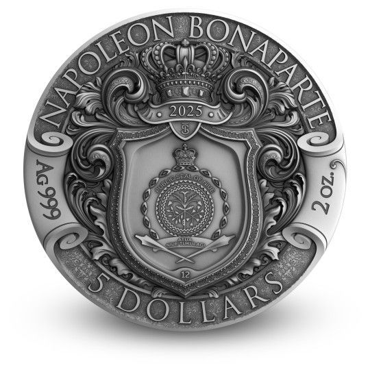 Antique Finish 5 dollar Niue 2025 - Napoleón Bonaparte