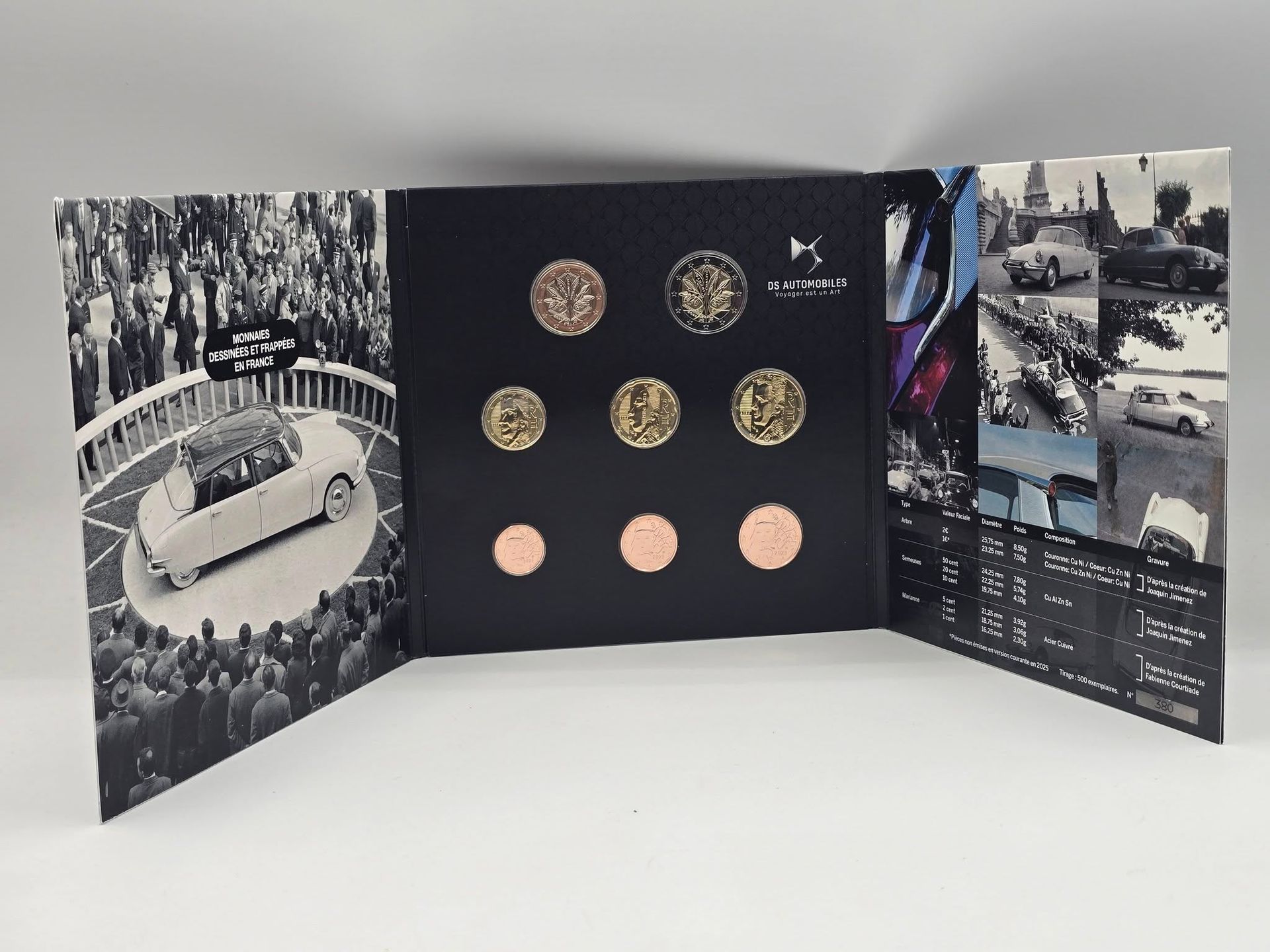 Serie 3,88 euro Francia 2025 - Citroen DC (500 unidades de tirada)