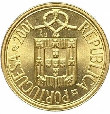 Moneda oro Portugal 2001 - Ultimo Escudo Moneda oro Portugal 2001 - Ultimo Escudo