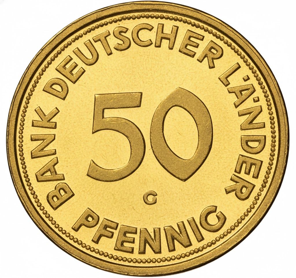 Moneda de oro Alemania (1/200 oz)