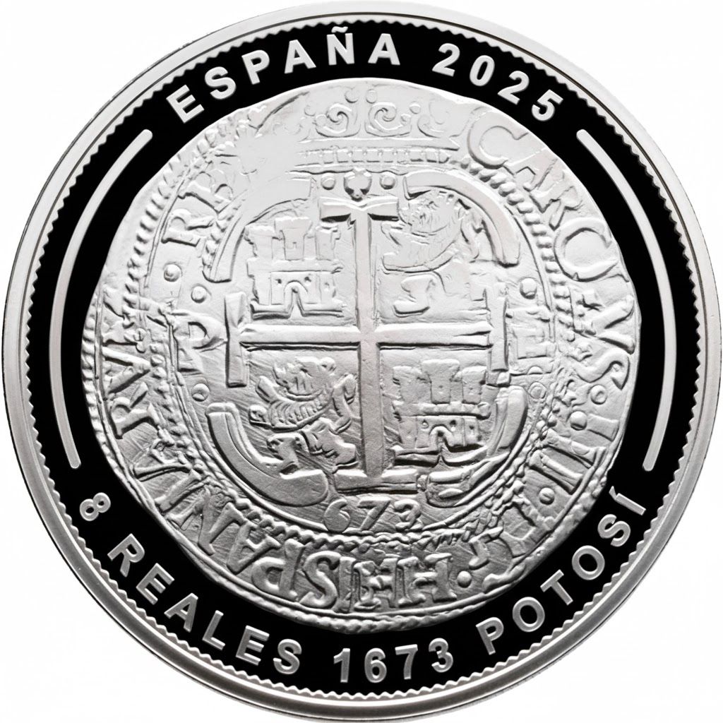 Proof 10 euro España 2025 - 1673 Carlos II Potosí