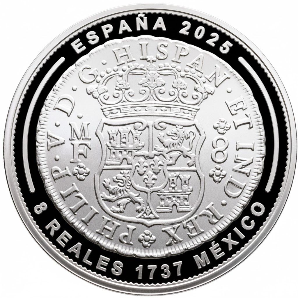 Proof 10 euro España 2025 - 1737 Felipe V México