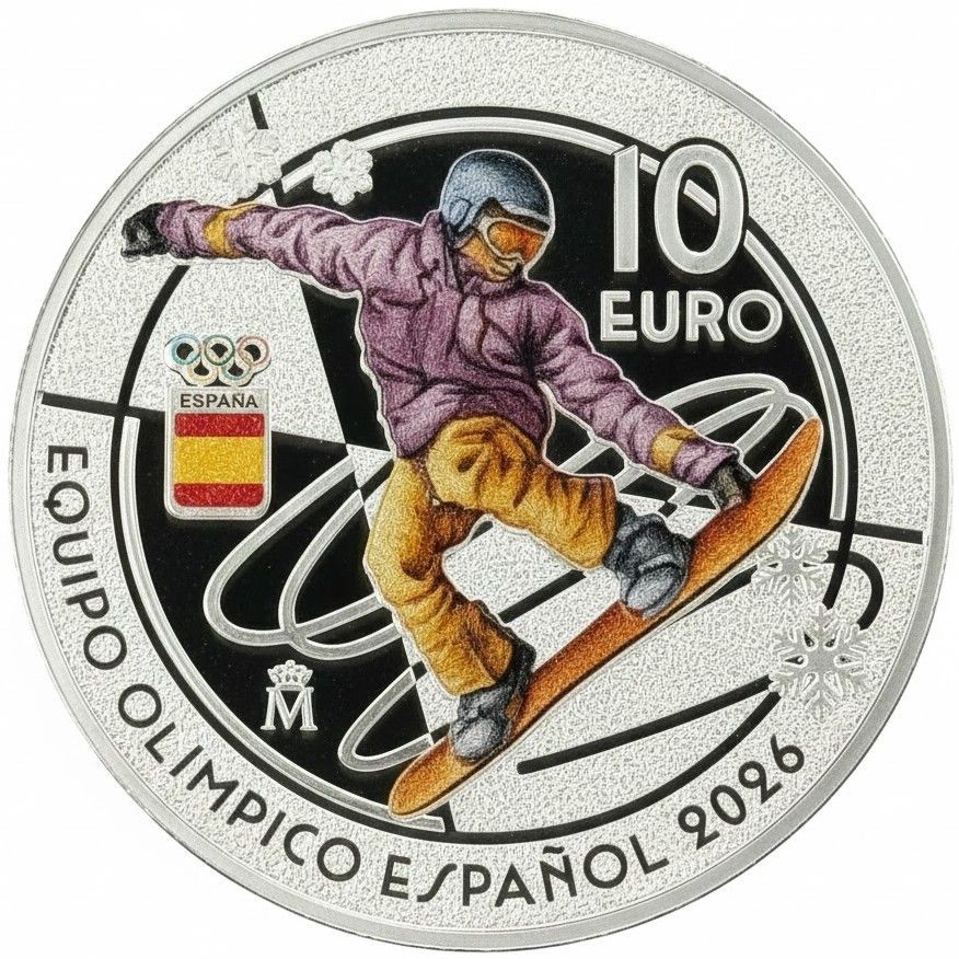 Proof 10 euro España 2025 - Equipo Olimpico Proof 10 euro España 2025 - Equipo Olimpico