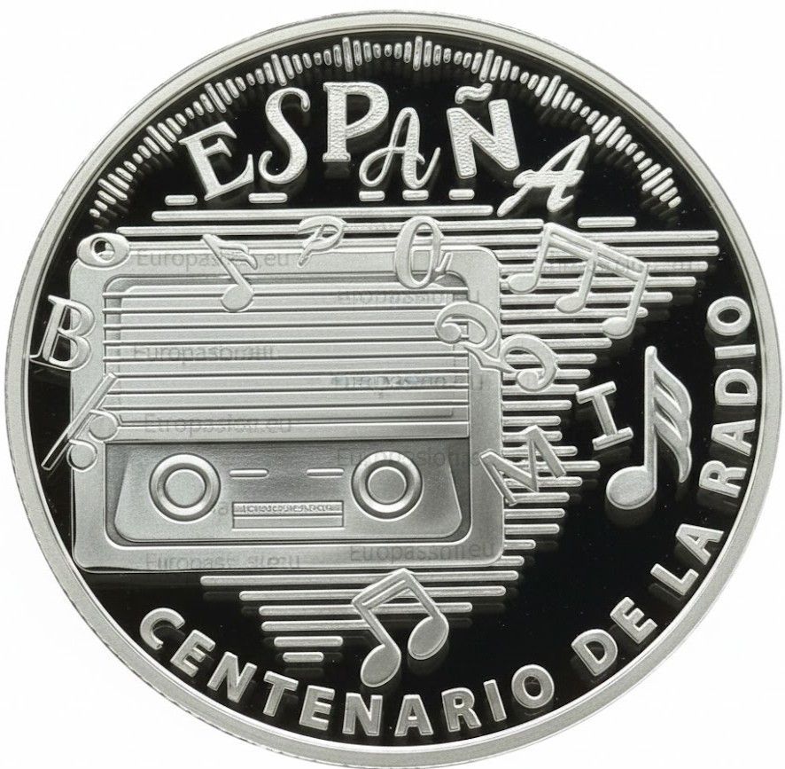 Proof 10 euro España 2024 - Centenario de la Radio