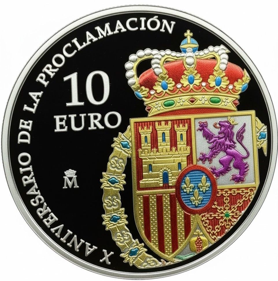 Proof 10 euro España 2024 - Proclamacion Proof 10 euro España 2024 - Proclamacion