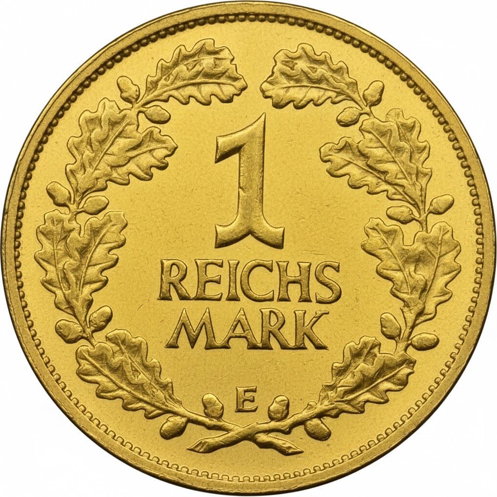 Moneda de oro Alemania (1/200 oz)