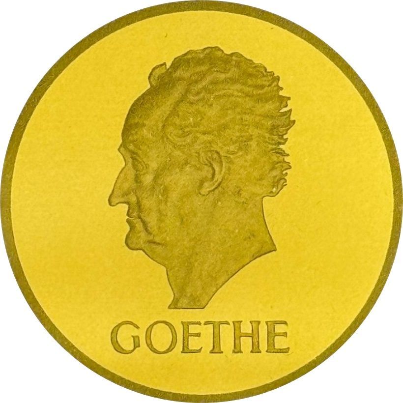 Moneda de oro Alemania (1/200 oz)