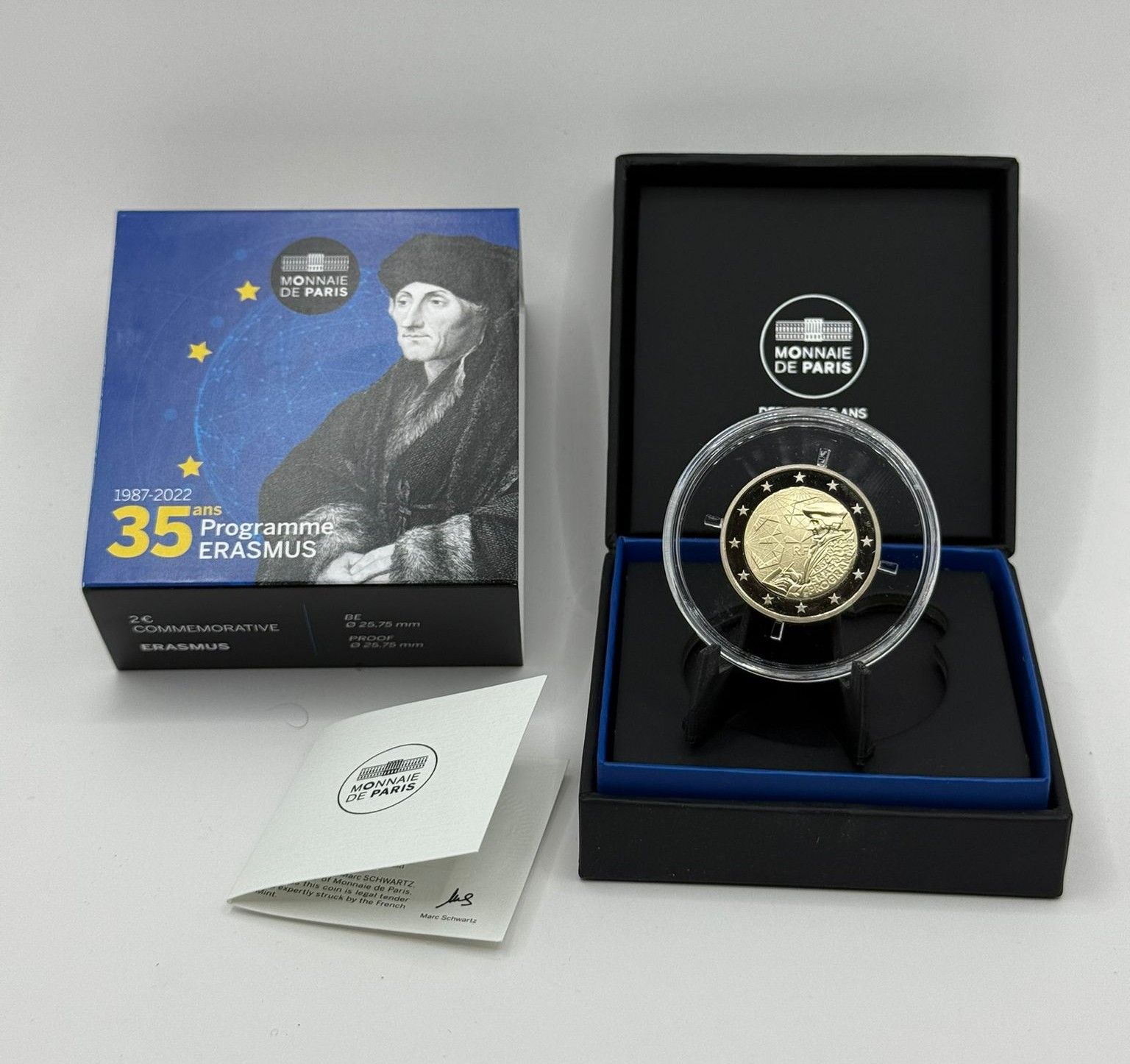 Proof 2 euro Francia 2022 - Programa Erasmus