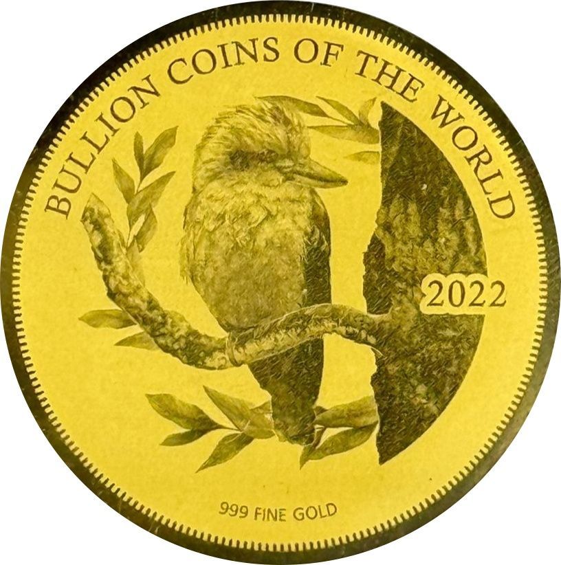 Moneda de oro Republica del Chad (1/200 oz)