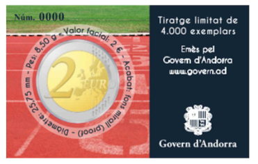 Proof 2 euro Andorra 2025 - Juegos de los Pequeños Estados de Europa