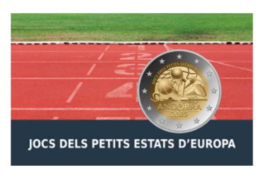 Proof 2 euro Andorra 2025 - Juegos de los Pequeños Estados de Europa