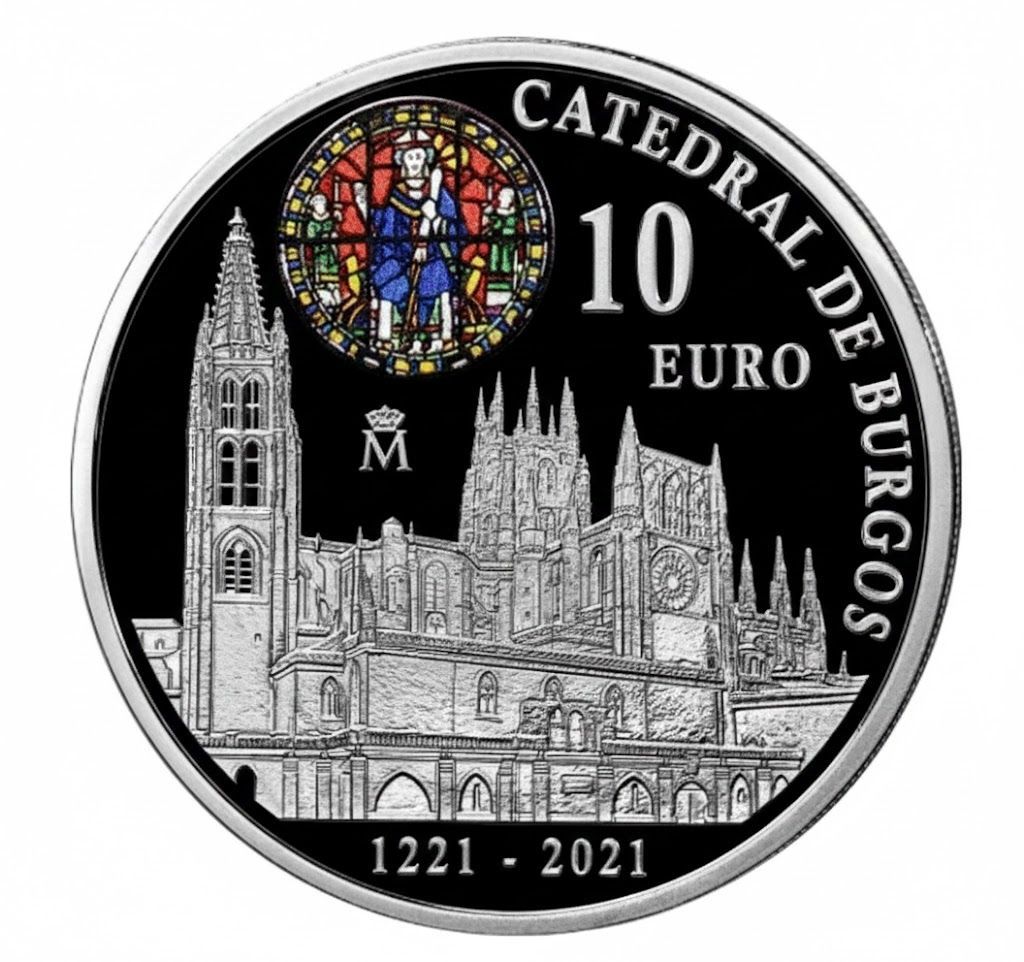 Proof 10 euro España 2021 - Catedral de Burgos
