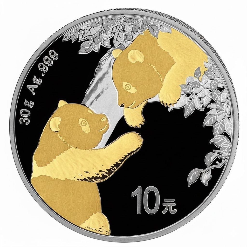 1 onza China 2023 - Panda Dorado