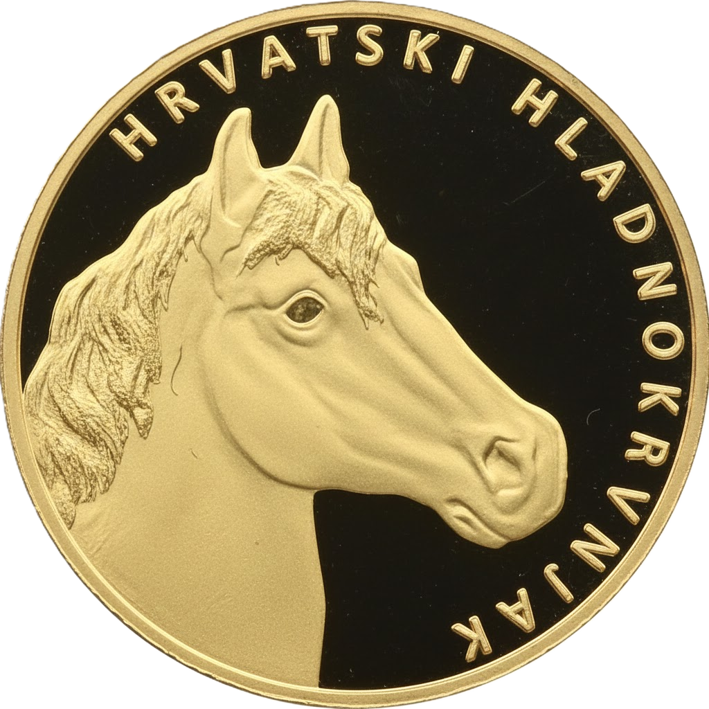 1/16 oz Oro 10 euro Croacia 2025 - Sangre Fria